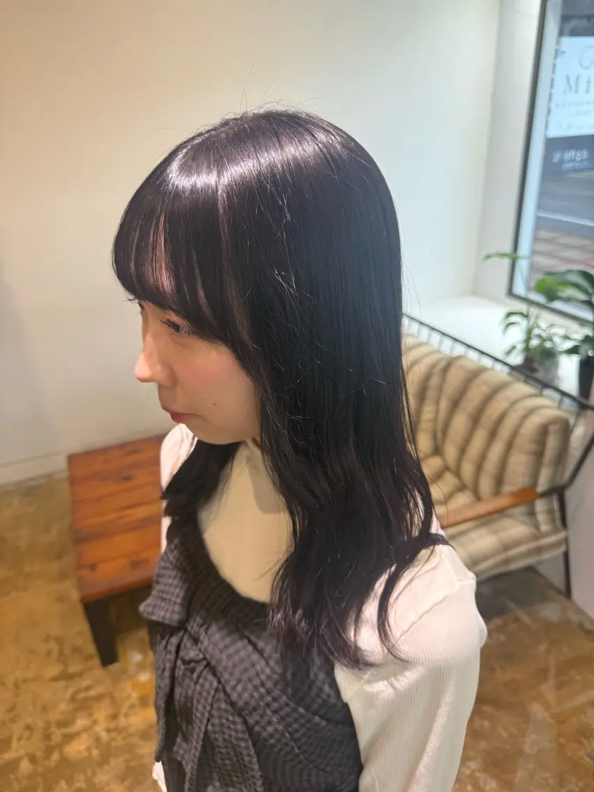 カラー ヘアカラー en:s/新潟/万代 *.+゚hinakoのヘアスタイル