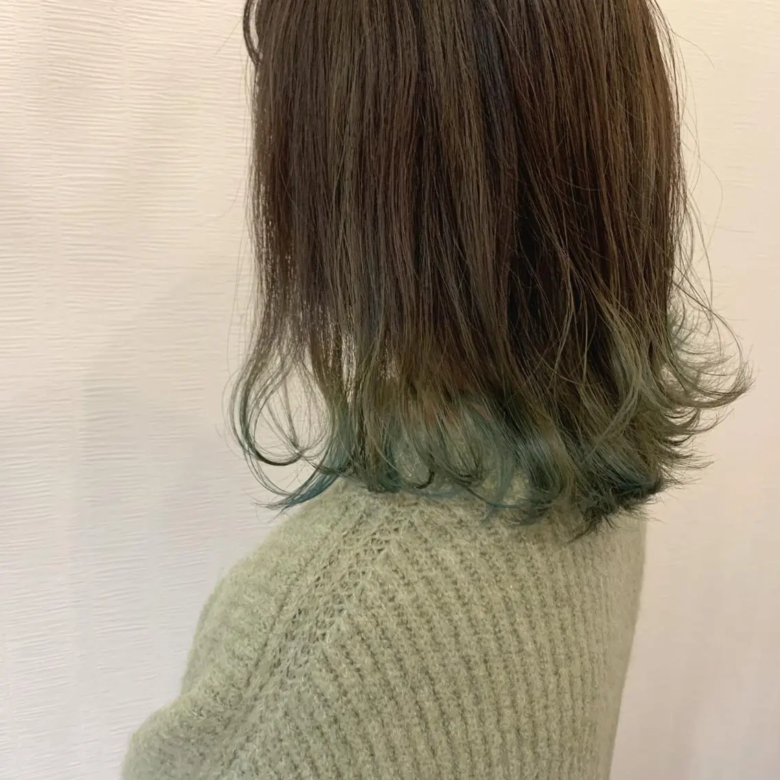 ミディアム カラー ブリーチ ダブルカラー ハイライトカラー ハイライト 池田 真由美のヘアスタイル