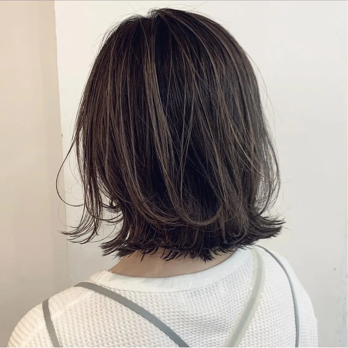 ショート カラー ハイライトカラー ハイライト 渋谷ブリーチカラー 韓国ヘアyuikoのヘアスタイル