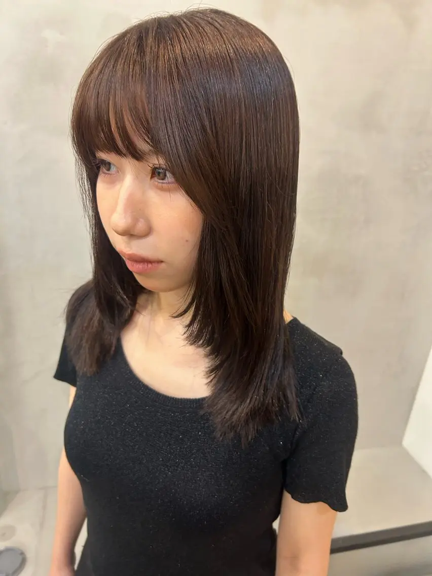 セミロング ヘアカラー ☆RISE ☆のヘアスタイル