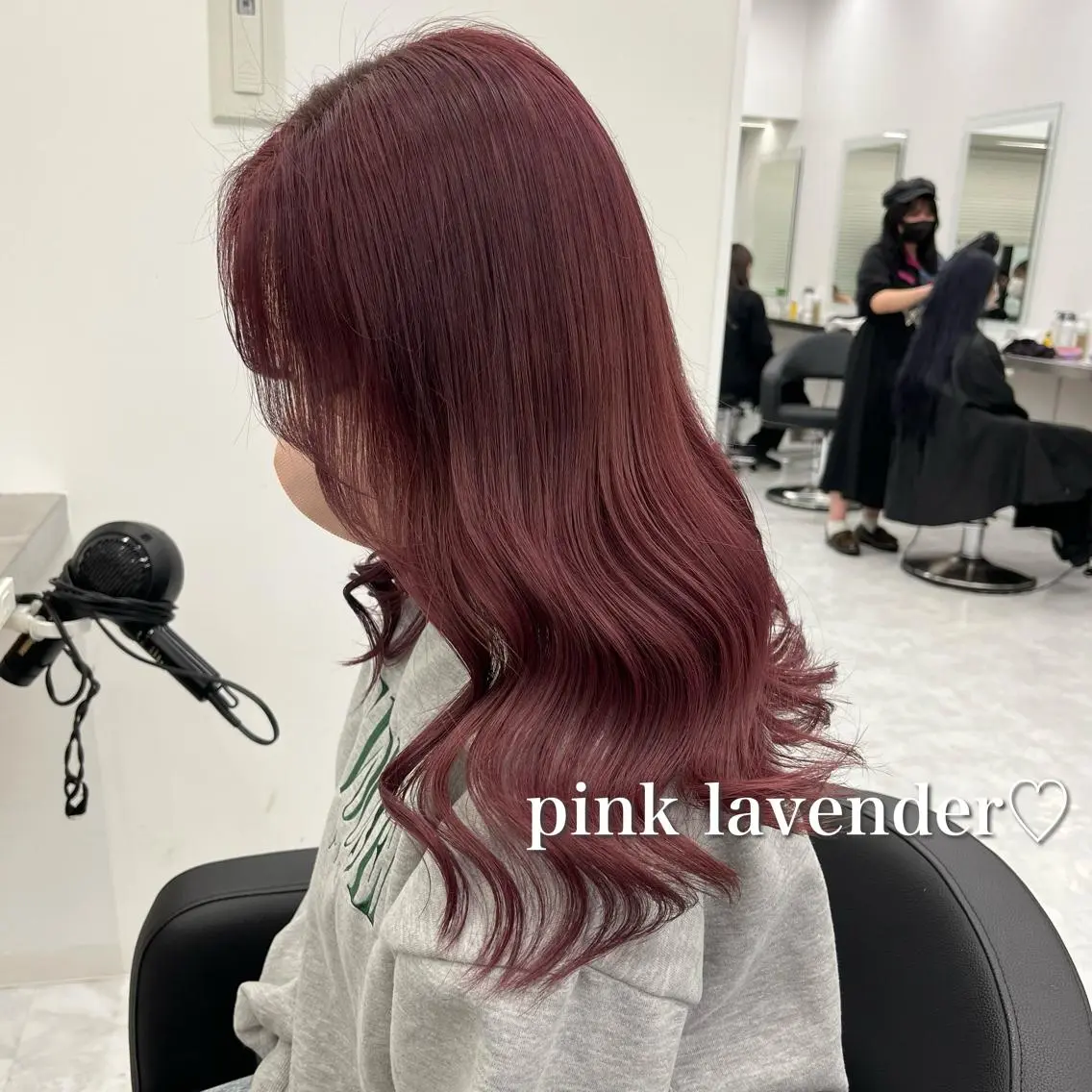 ロング ヘアカラー トリートメント 🍒韓国暖色ヘア NO.1🍒🪽のヘアスタイル