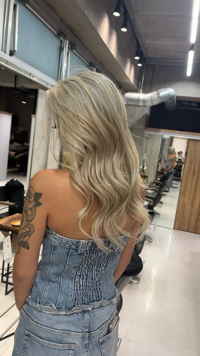 ロング カラー ヘアカラー KAEDE🌺Wカ ラー/ホワイトカラーのヘアスタイル
