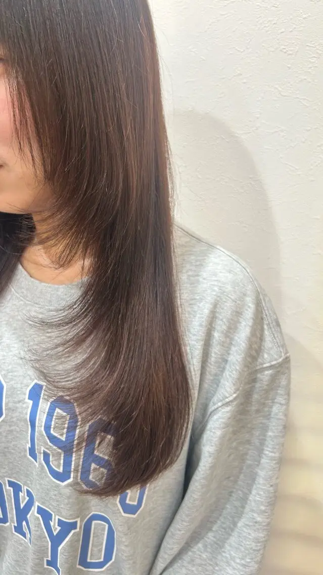 レディースカット（モデル様）の写真