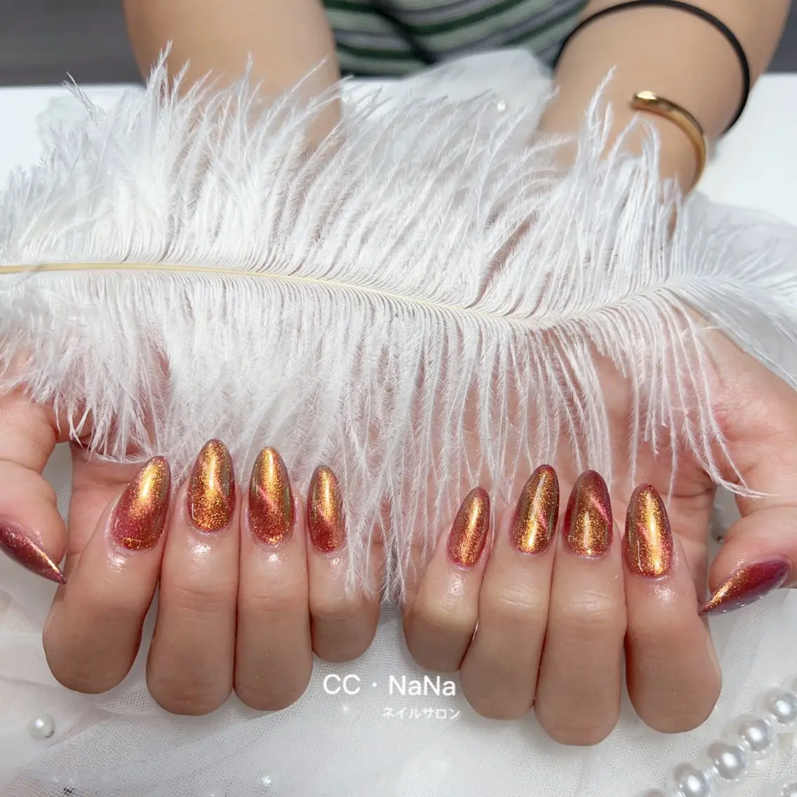 ネイル スカルプネイル ハンドネイル 💎CC・NaNa 韓国風ネイル🌙Cのネイルデザイン
