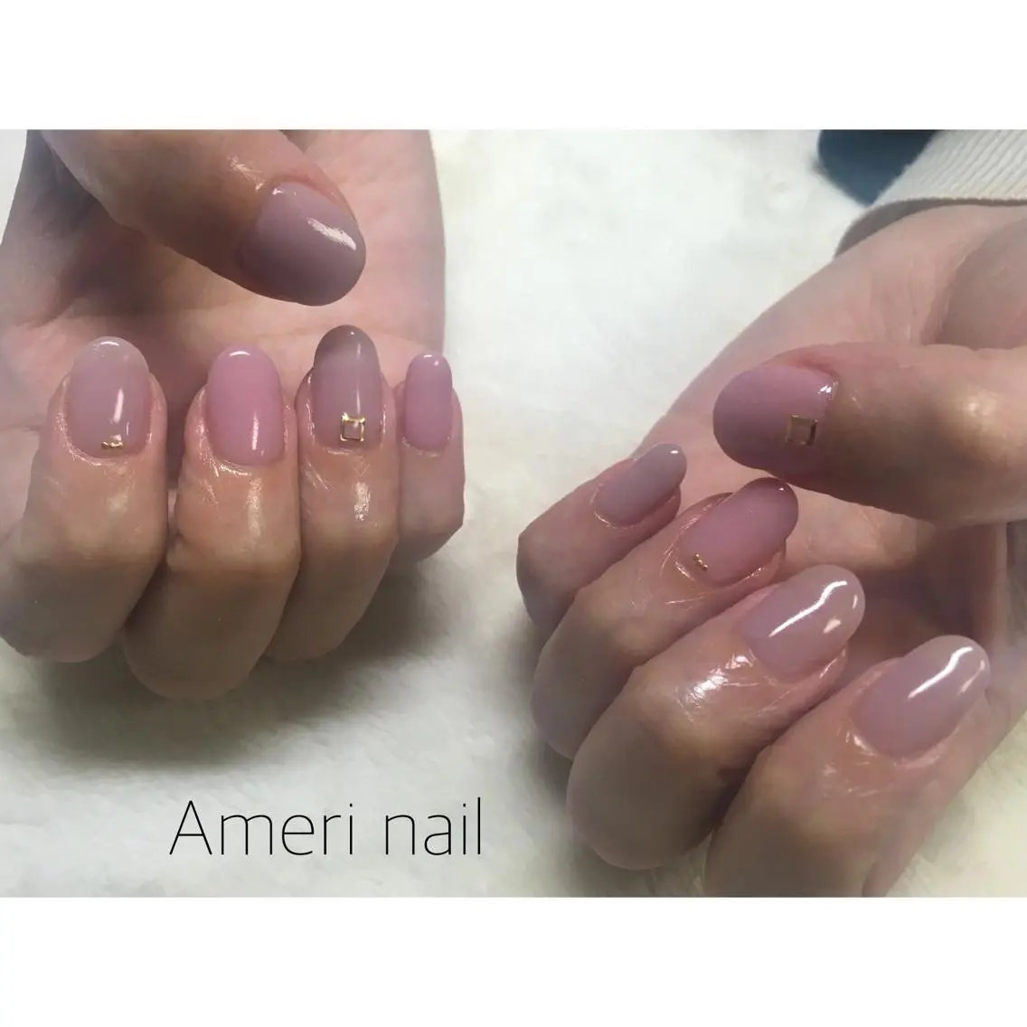 ネイル シンプルネイル Ameri nail /UKIのネイルデザイン