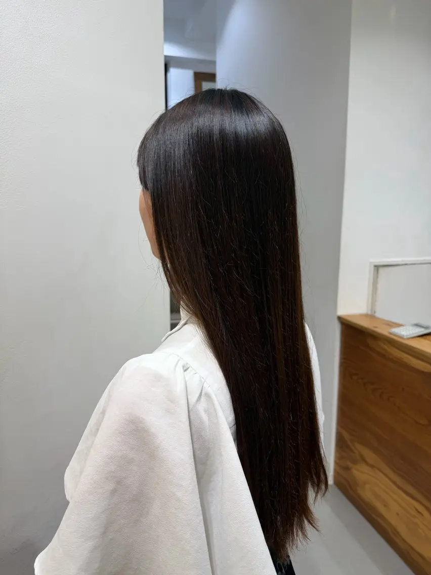 ロング ロング トリートメント トリートメント 三上 結愛のヘアスタイル