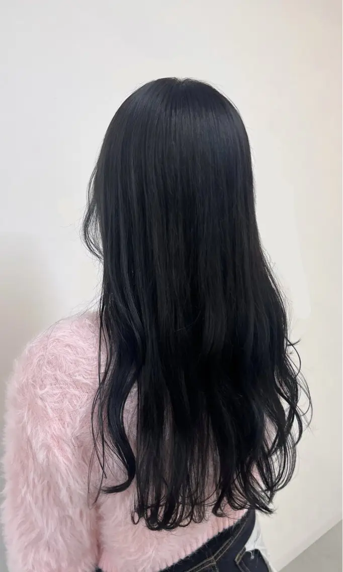 ロング カラー アッシュ アッシュグレー ダークアッシュ ヘアカラー person♡kii マオのヘアスタイル