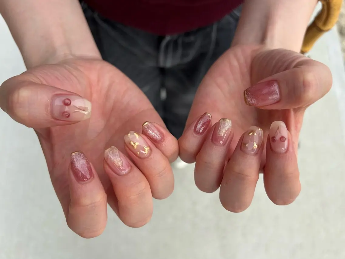 ネイル ニュアンスネイル ハンドネイル nayu nailのネイルデザイン