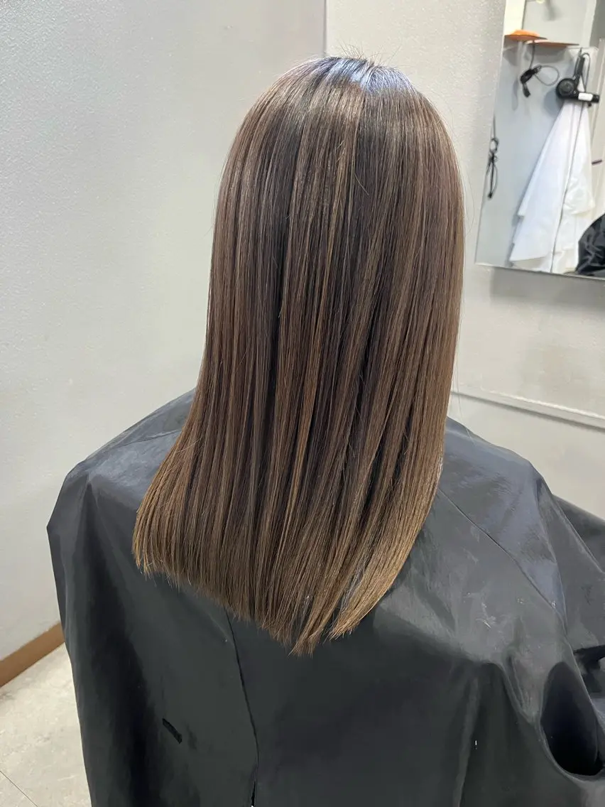 ロング カラー ブリーチ トリートメント カット ヘアカラー トリートメント 🌺ASIA🌺 福留のヘアスタイル