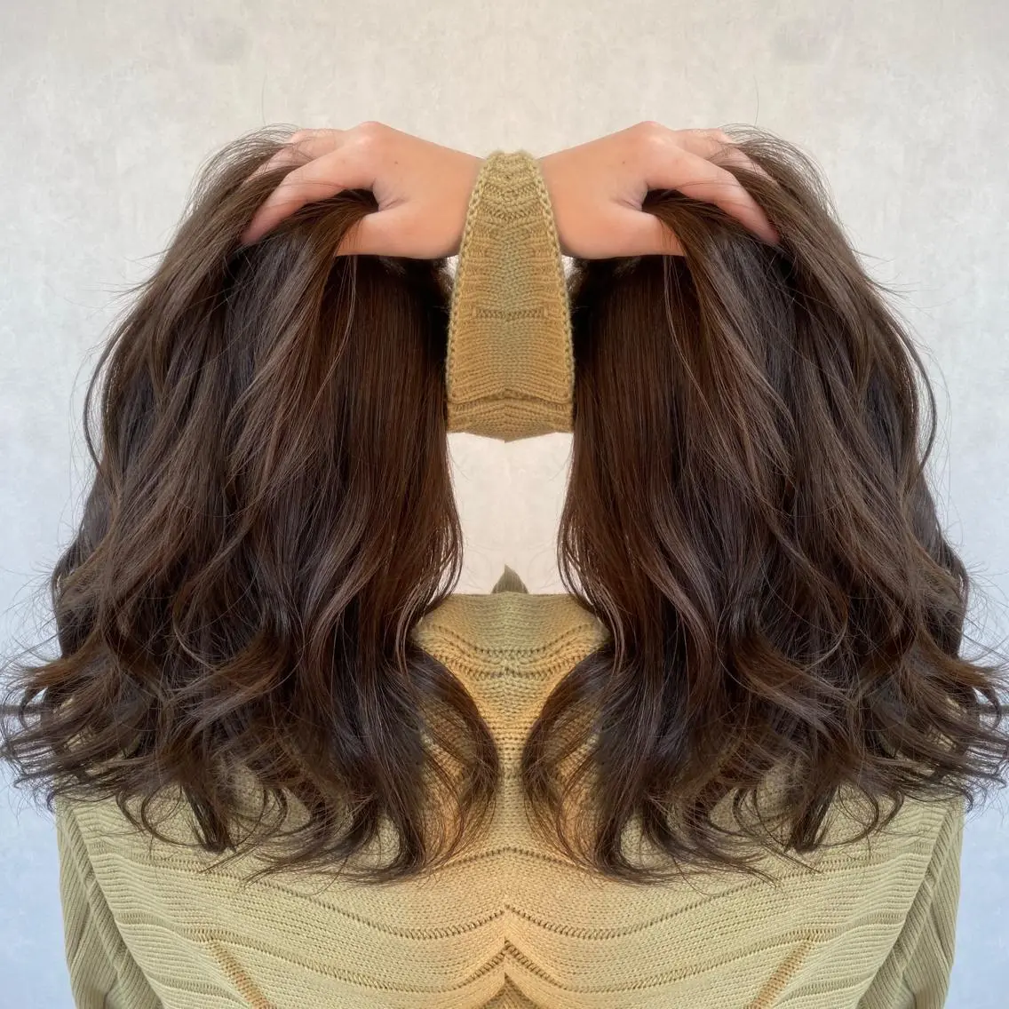 ロング カラー tocca 💜石田愛結💜のヘアスタイル