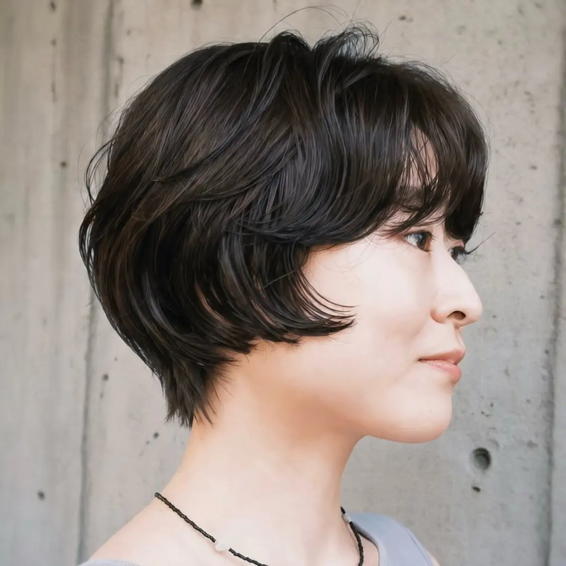 ショート カラー パーマ カット パーマ デジタルパーマ🌀レ イヤー🍃かんたまるのヘアスタイル