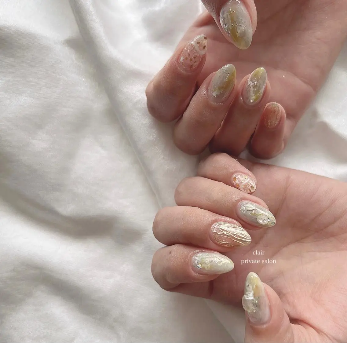 ネイル ハンドネイル ハンドケア nail salon una.のネイルデザイン