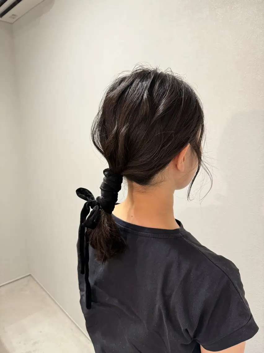 セミロング ヘアセット see. アズサのヘアスタイル