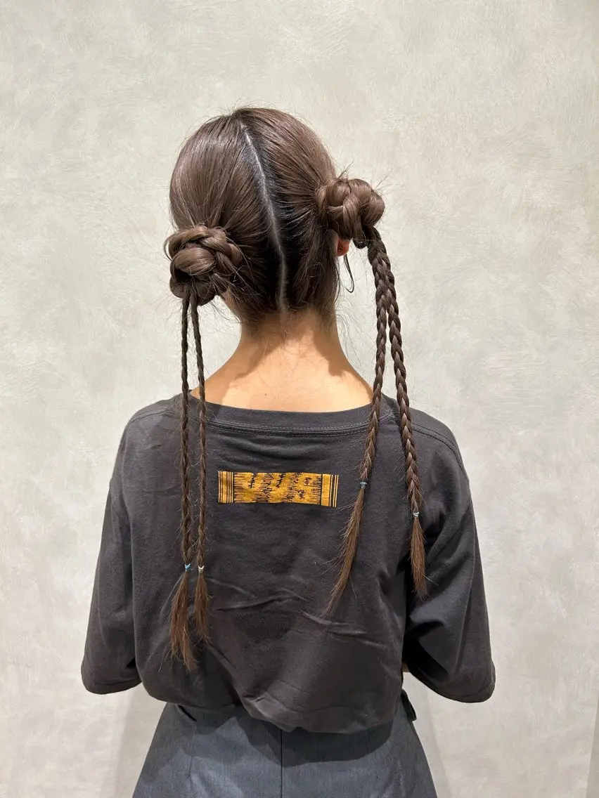 ロング ヘアアレンジ ᴋᴀɴᴀ 🎀のヘアスタイル
