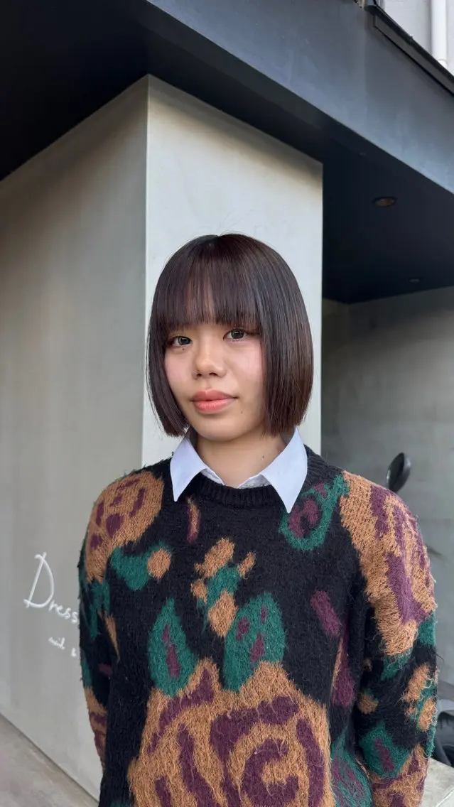 【梅雨前人気☔️*】酸性ストレート+カット+クイックトリートメントの写真