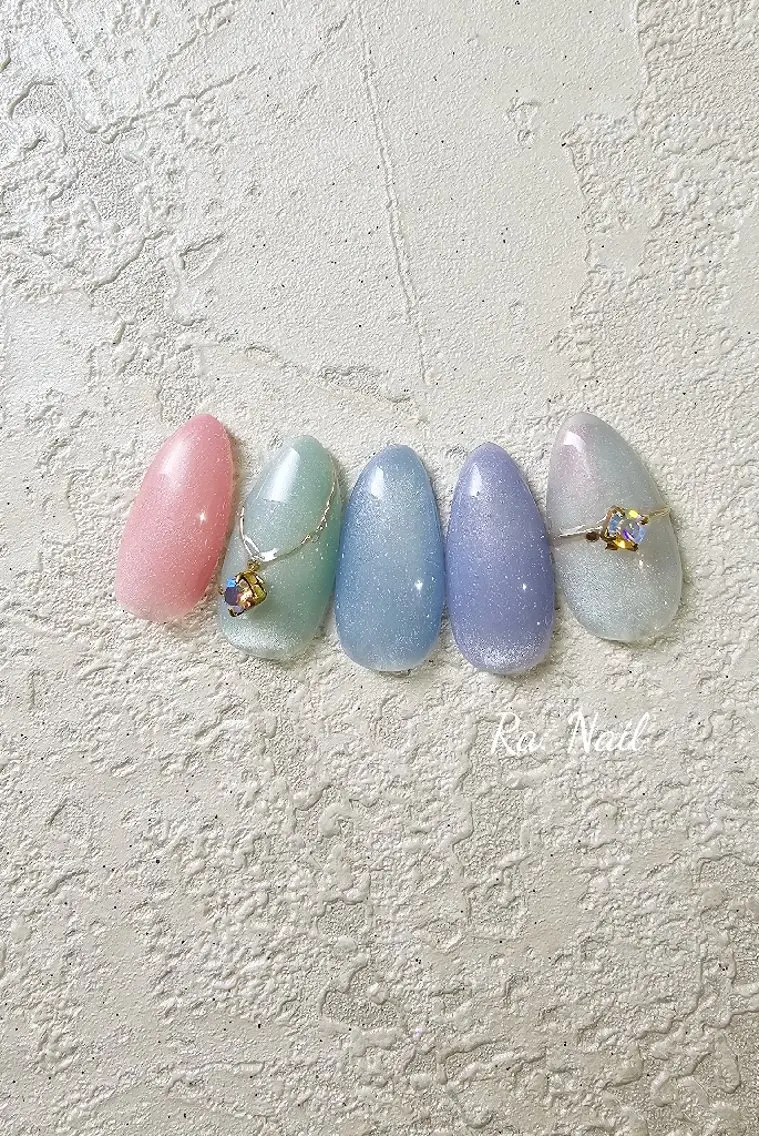 ネイル ジェルネイル マグネットネイル Ra: Nail   라: 네일のネイルデザイン