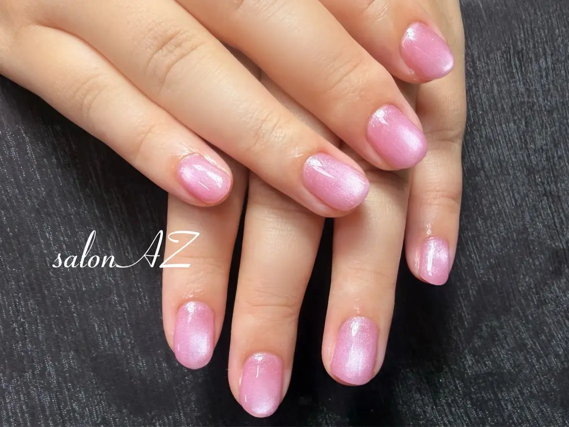 ネイル アートネイル 長さ出し フットネイル フレンチネイル ジェルネイル ハンドネイル salon AZ NANAのネイルデザイン