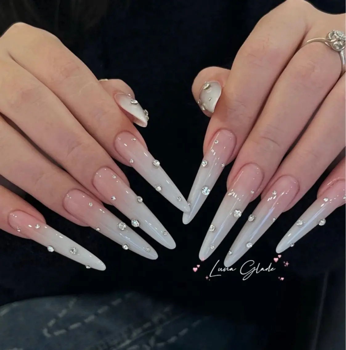 70%🈹🎀チップスカルプ シンプル長さ出し10本アートの写真