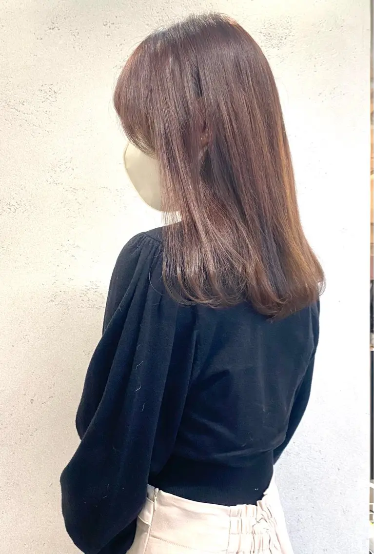 カット+カラー(ブリーチなし)+超音波アイロン2stepTR 10230円 (90分)の写真