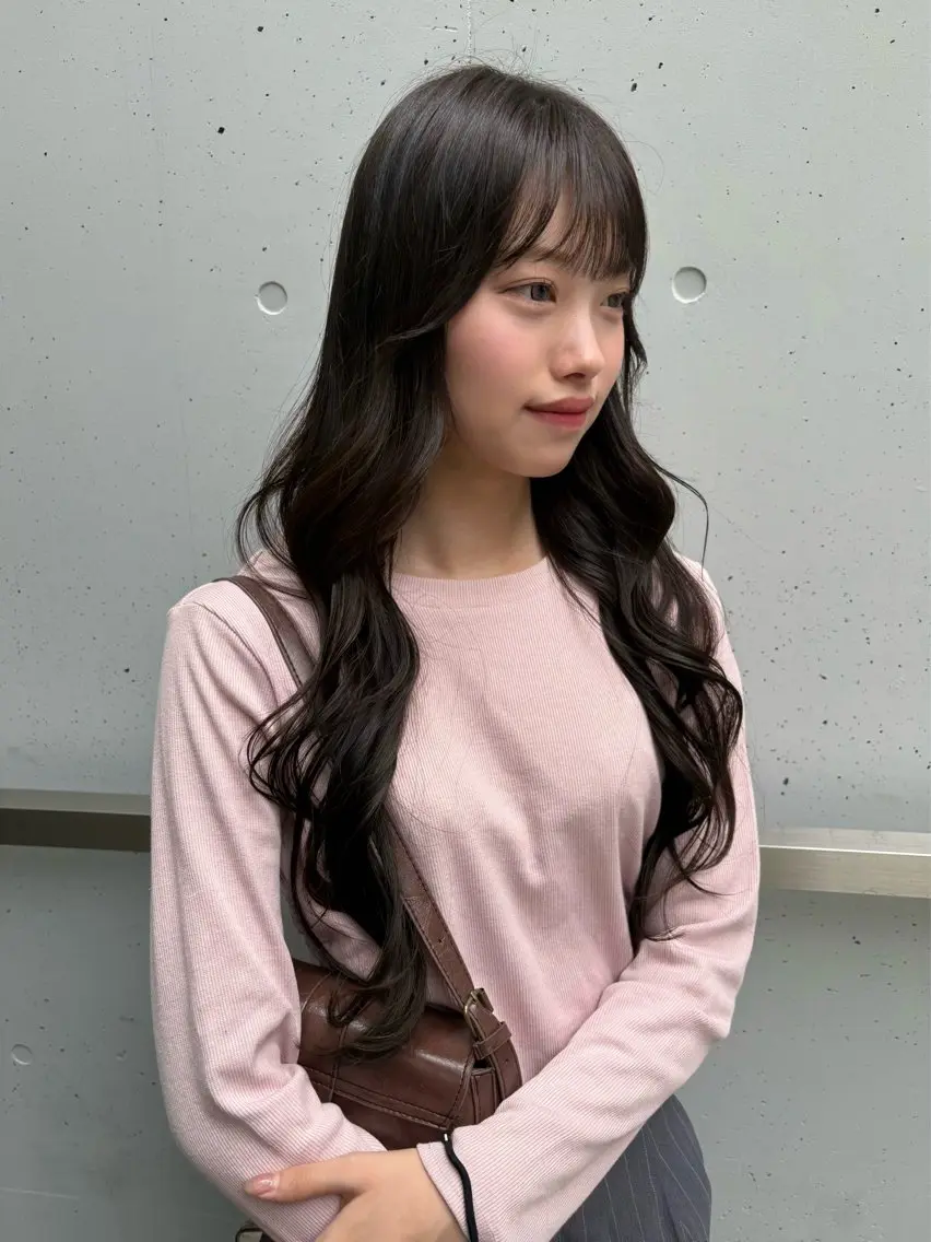 セミロング カラー ブラウンカラー グレージュ カット ヘアカラー トリートメント なぎさ 🎀 / 透明感カラー/心斎橋のヘアスタイル