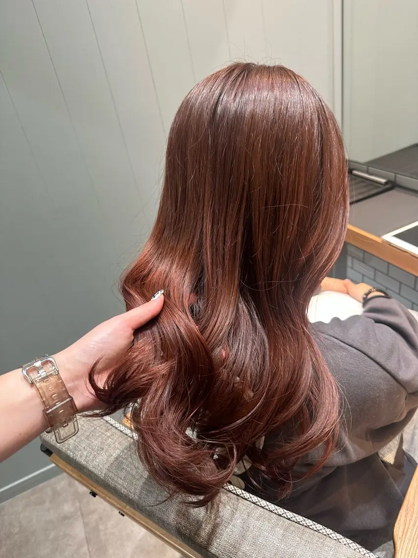 ロング カラー ブラウンカラー Sara newi 🎀透明感🎀のヘアスタイル