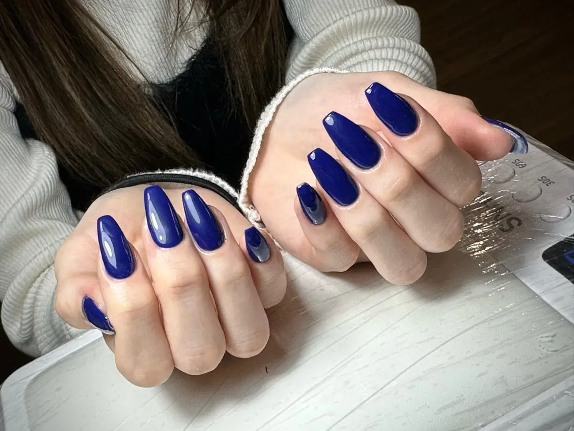 ネイル チークネイル フレンチネイル グラデーション 韓国ネイル マグネットネイル Hana Nailのネイルデザイン