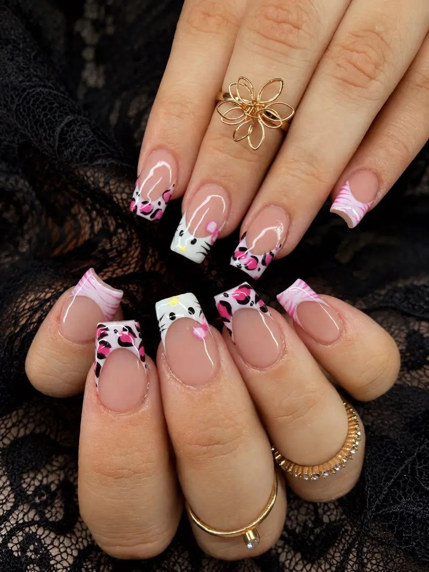 ネイル フレンチネイル ジェルネイル 韓国ネイル マグネットネイル 持ち込み ハンドネイル Royal Nailのネイルデザイン