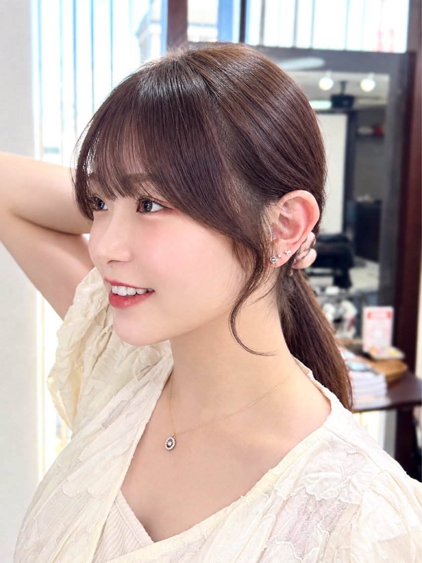 セミロング カラー ＊横浜駅＊ 髪質改善＊金子 誠也のヘアスタイル