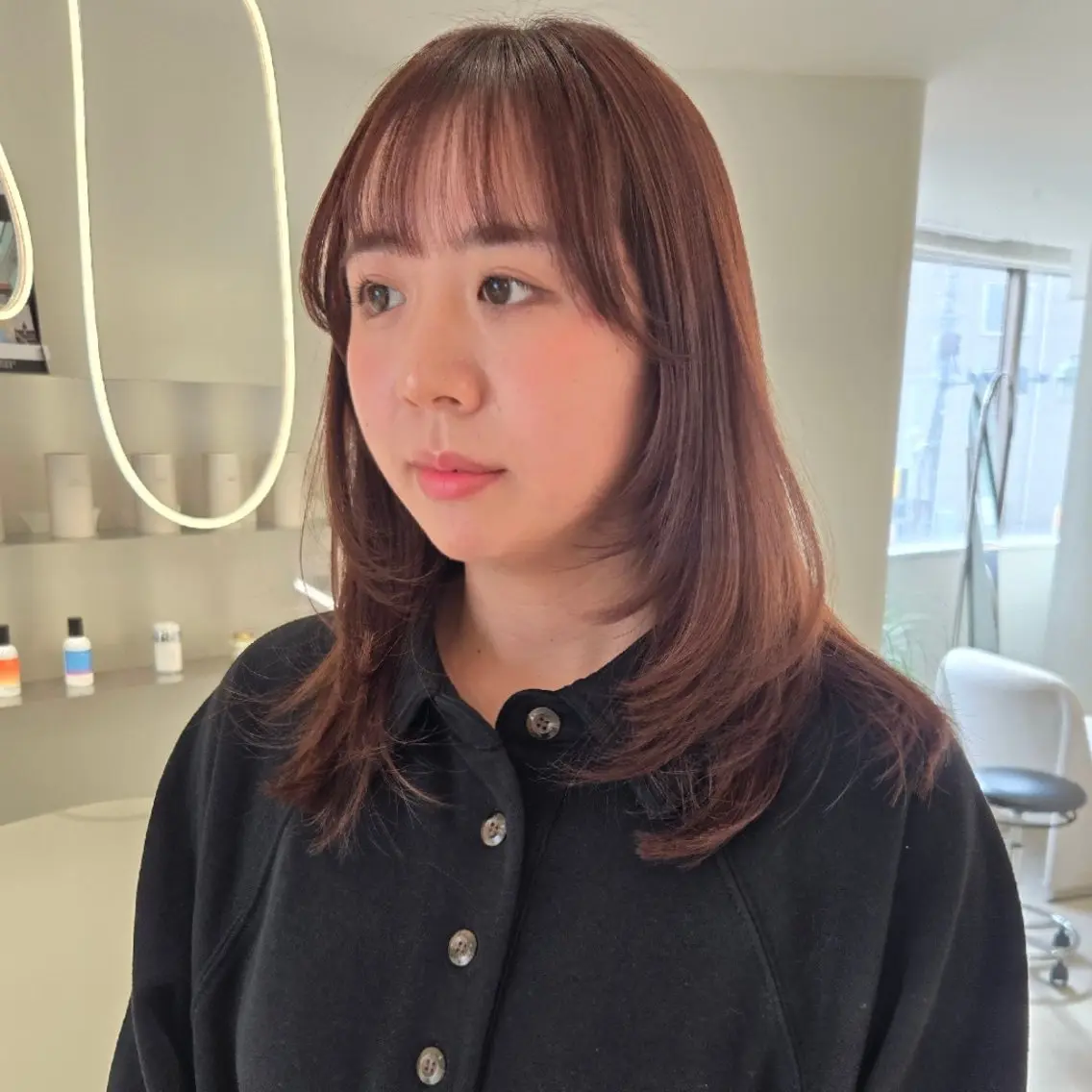 カラー ベージュカラー オレンジ オレンジベージュ カット ヘアカラー miho🌜️🎀 KEEN立川店のヘアスタイル