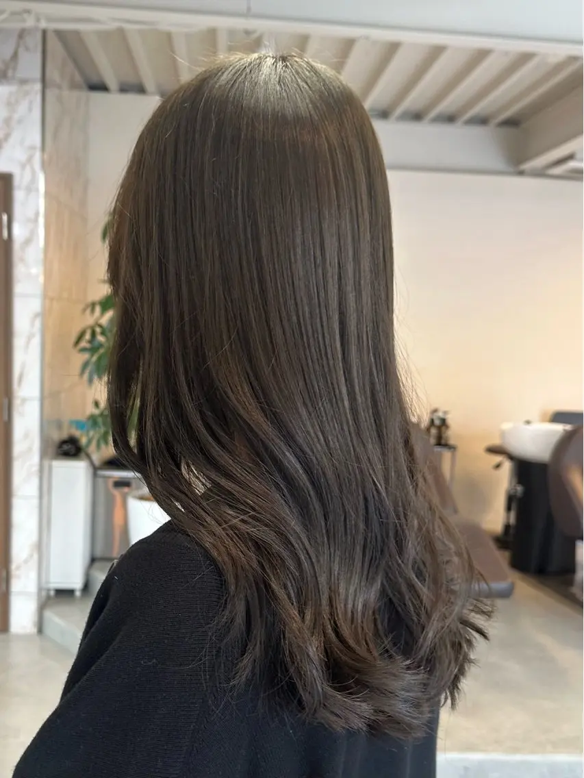 ロング カラー ヘアカラー トリートメント ハイトーン×似合わせ 🌱中川慎之介のヘアスタイル