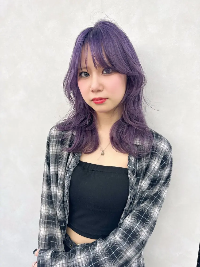 カラー ヘアカラー 🧸垢抜けハイトーン 🫧𖤐⡱れんのヘアスタイル