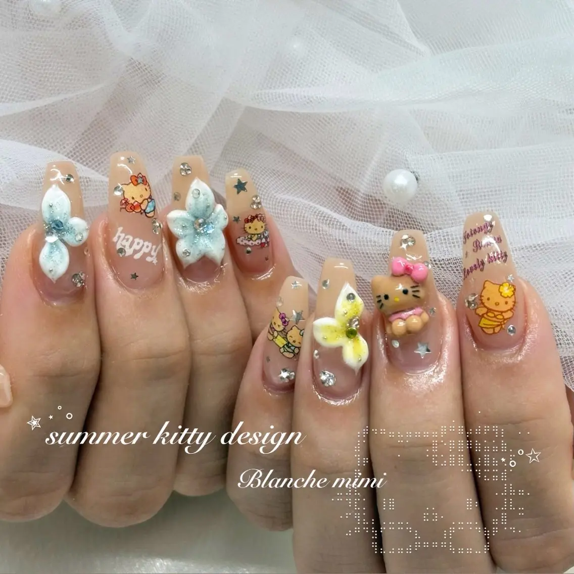 ネイル ハンドネイル Blanche mimi.u_aのネイルデザイン