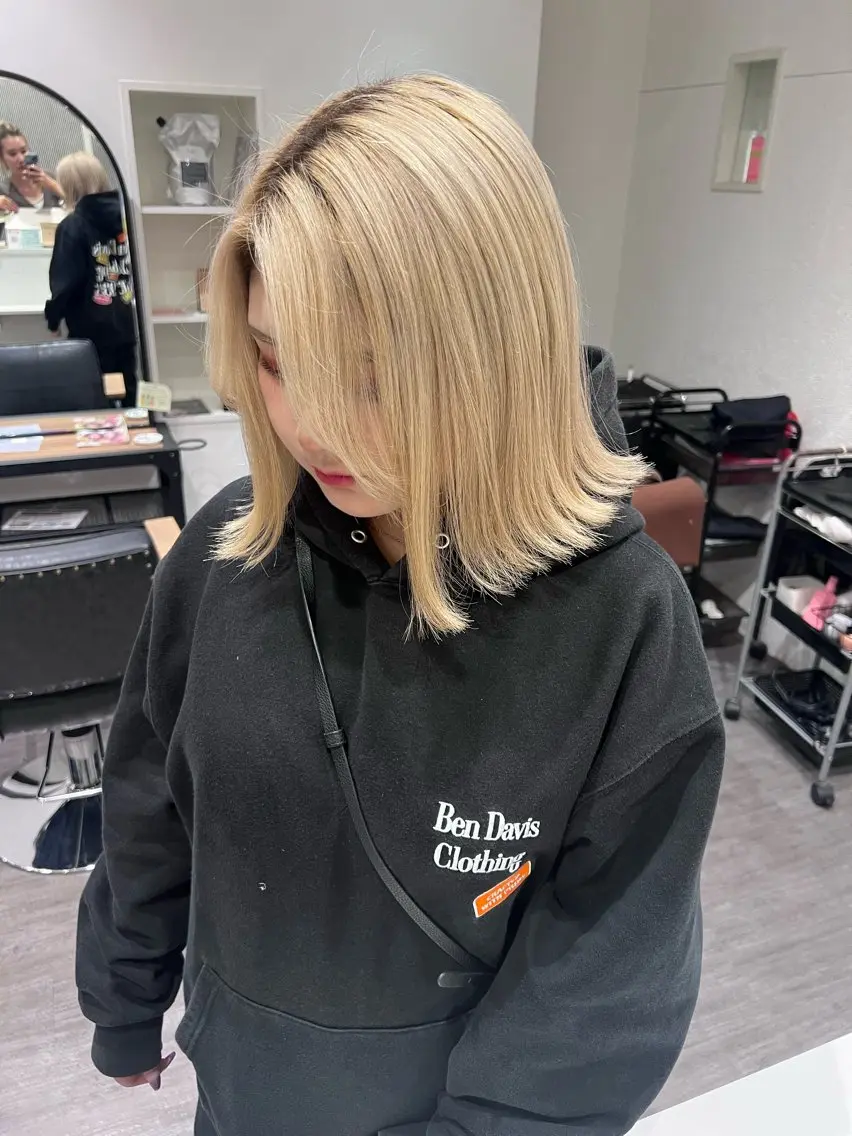 ミディアム ヘアカラー トリートメント トップスタイリスト/ アユミのヘアスタイル