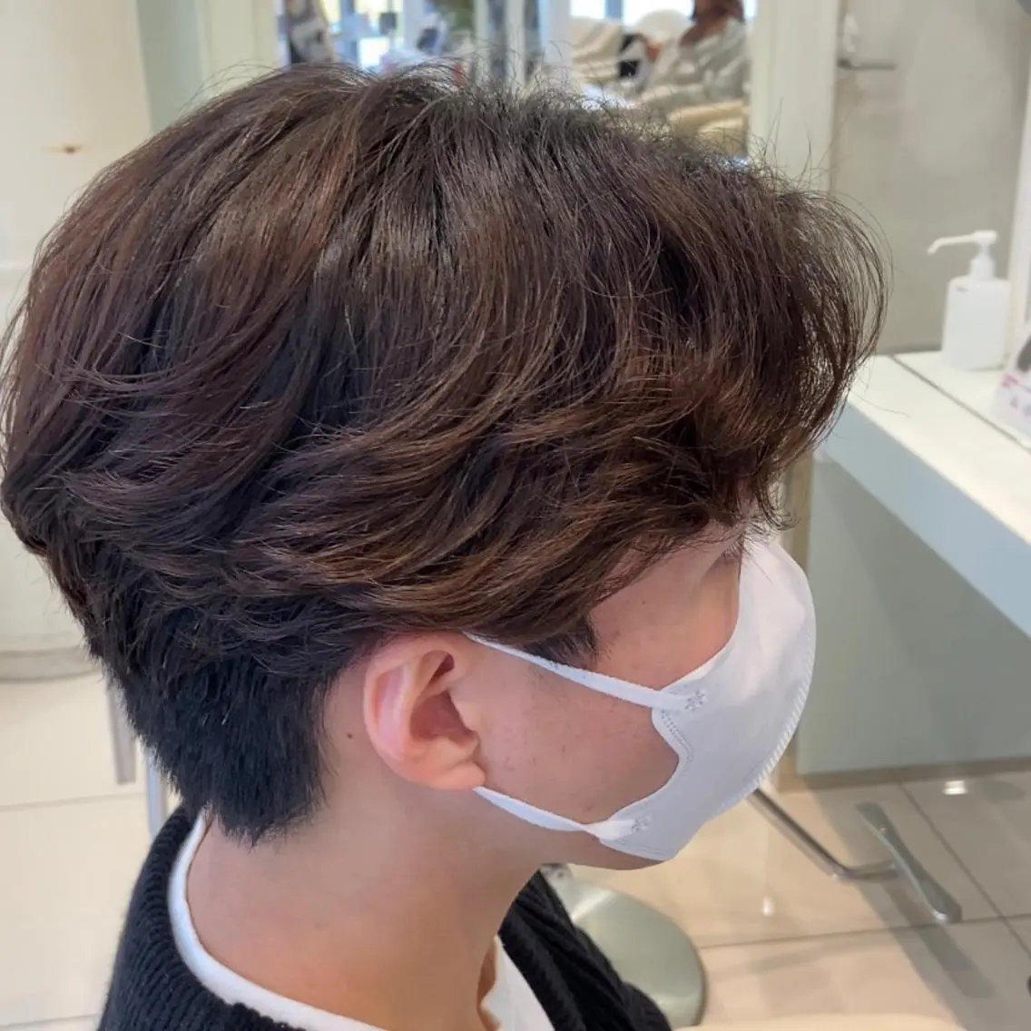 パーマ メンズ カルマパーマ メンズパーマ メンズ縮毛矯正 ♠️店長下平隼人のヘアスタイル