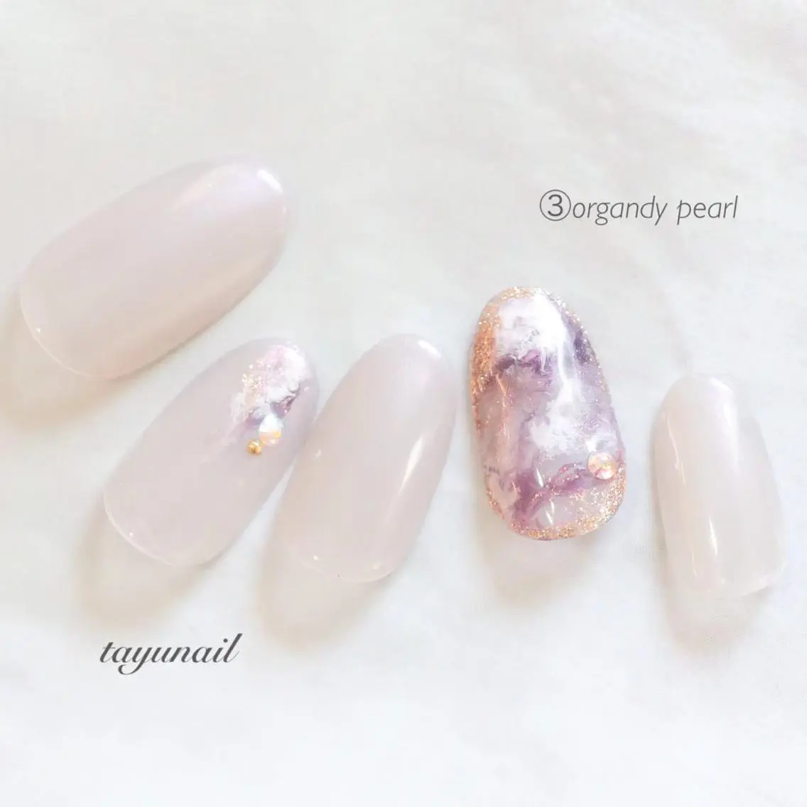 ネイル アートネイル ブルー ジェルネイル ニュアンスネイル ワンカラーネイル ネイルサロン 【たゆnail】のネイルデザイン