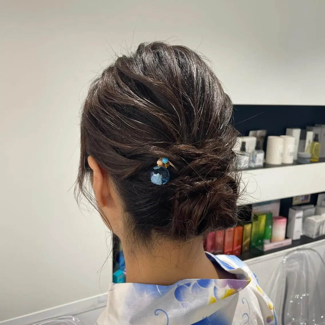 ショート カラー パーマ ヘアアレンジ メンズ キッズ ネイル マツエク・マツパ アイブロウ 子どものヘアアレンジ 浴衣 mona/ ストレートスタイル✨のヘアスタイル