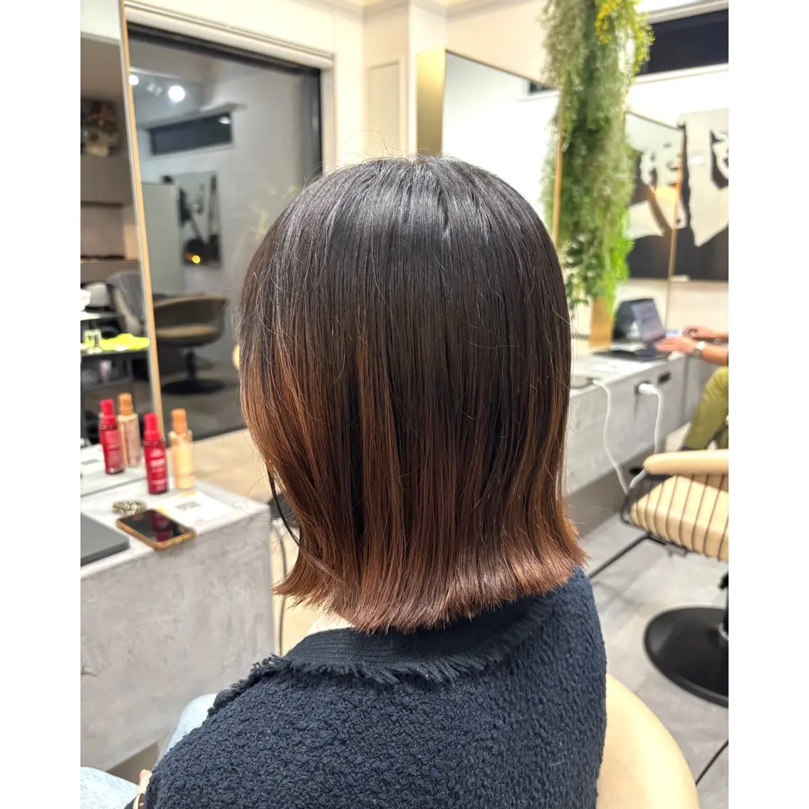 ミディアム ボブ 外ハネヘア カット 柏木 千響️🫧 似合わせカット🫧のヘアスタイル