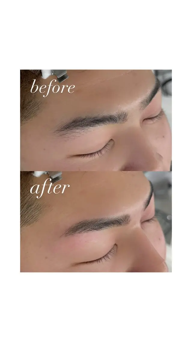 メンズ アイブロウ ワックス脱毛 眉カット その他(アイブロウ) BEAUTYGENE 🪽‪mayasaのマツエク・マツパデザイン