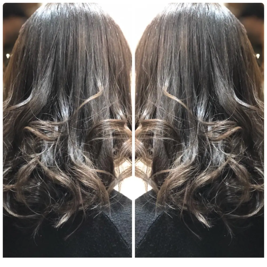 セミロング カラー アッシュ ブルーカラー ブルーアッシュ ヘアカラー トリートメント 小山内 龍一郎 店長のヘアスタイル