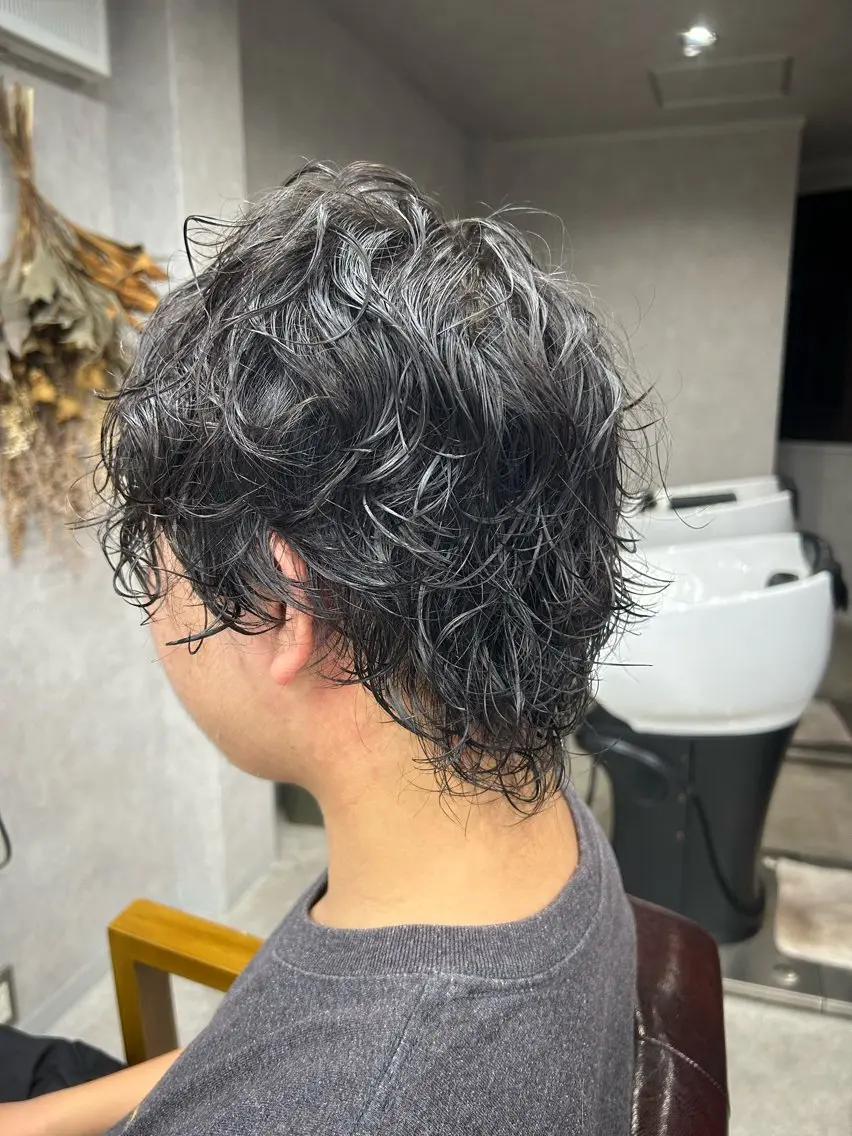 パーマ メンズ Lien 深井店のヘアスタイル