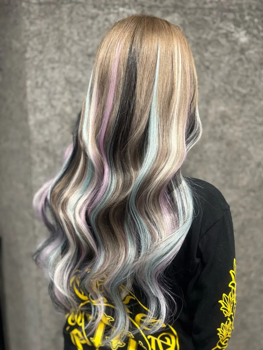 ロング エクステ ロング 🦋 misaki🦋のヘアスタイル