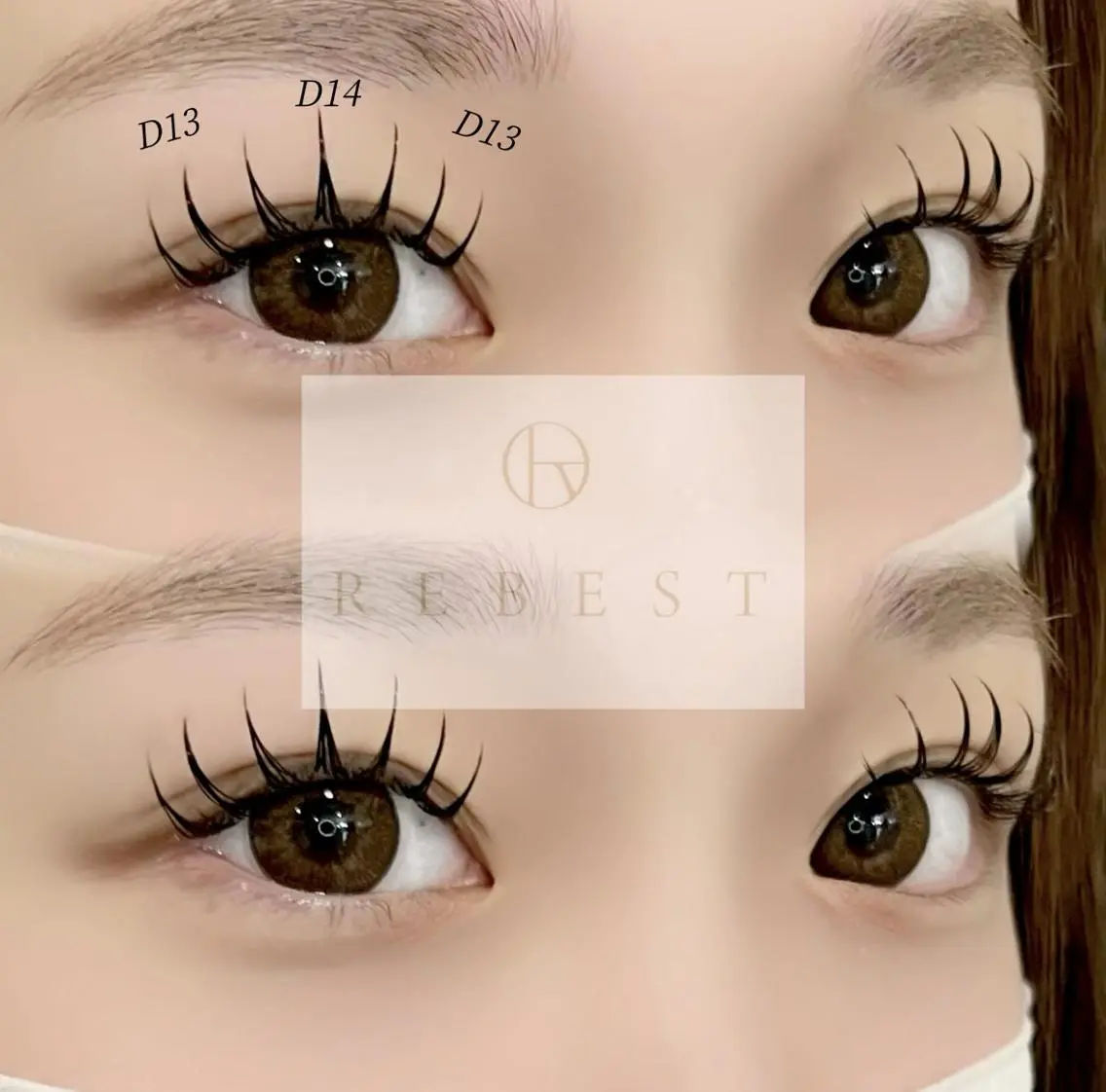 マツエク・マツパ REBEST天王寺 eye🩵Maayaのマツエク・マツパデザイン