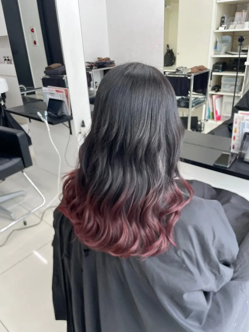 カラー ヘアカラー トリートメント ALIVE 河合優吾のヘアスタイル