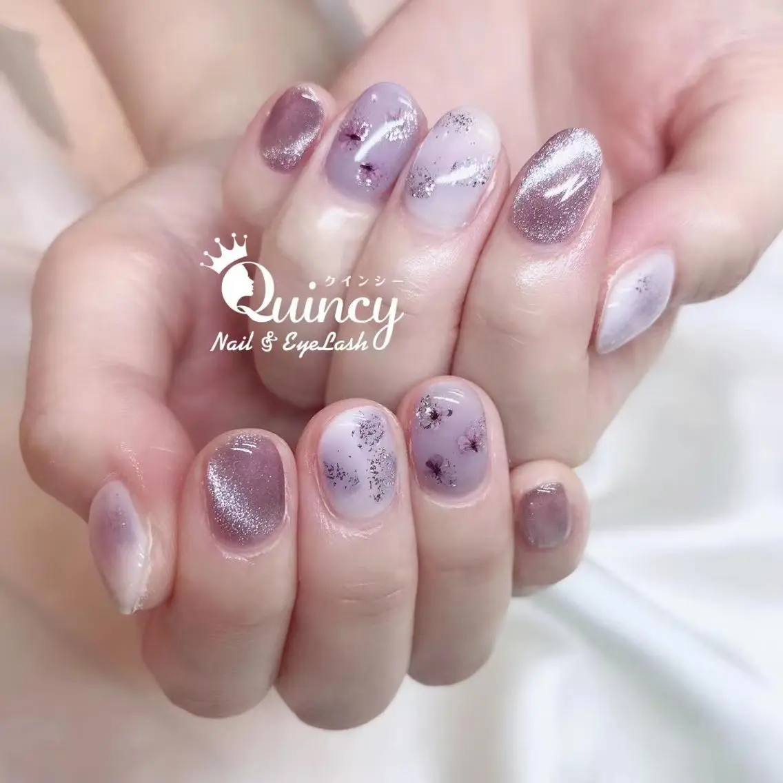 ネイル Quincy ネイル&アイラッシュのマツエク・マツパデザイン