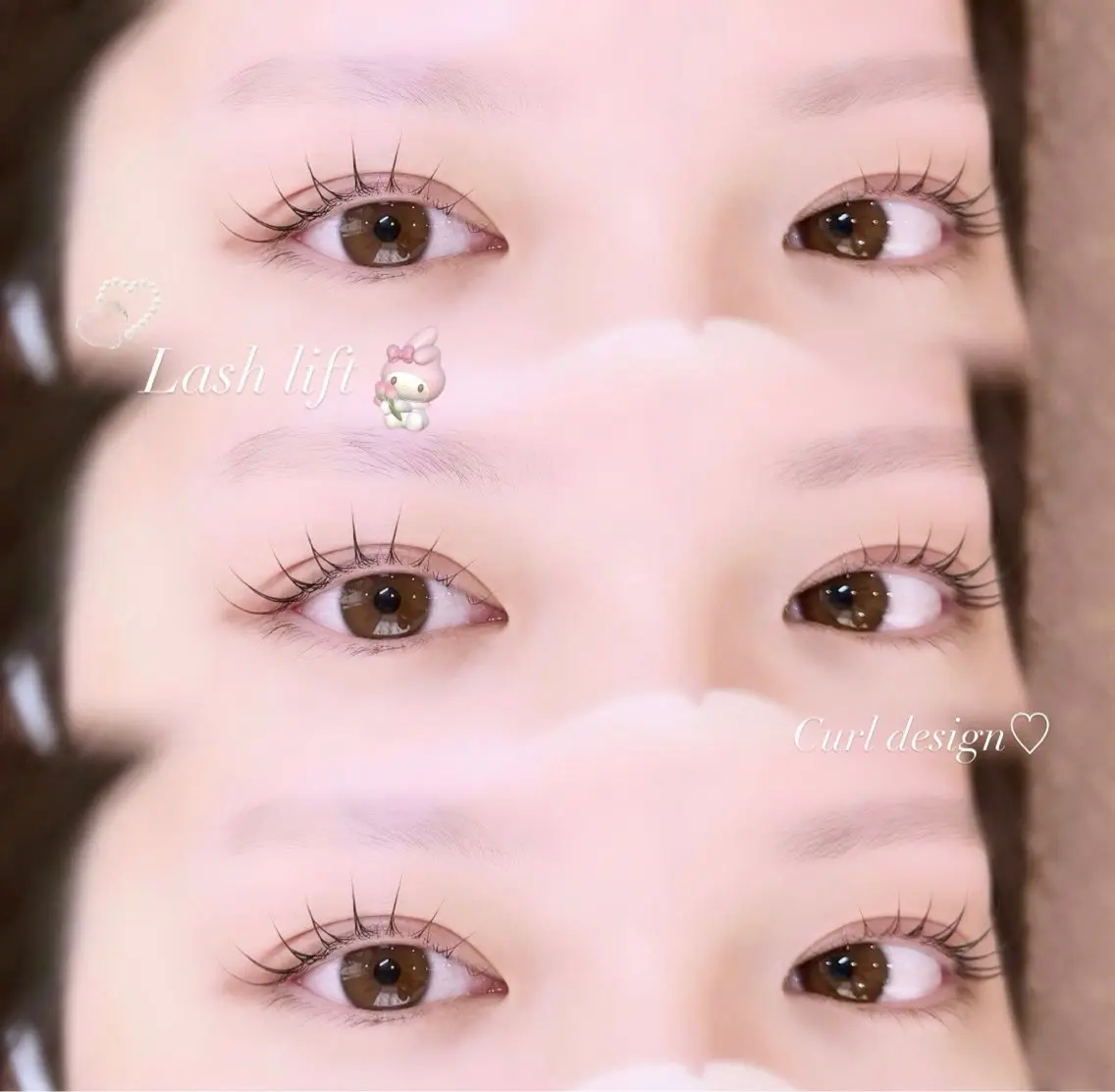 マツエク・マツパ 束感まつ毛 ナチュラル パリジェンヌラッシュリフト 一重×まつ毛パーマ マツパ 🎀millie ainee♡田畑🎀のマツエク・マツパデザイン