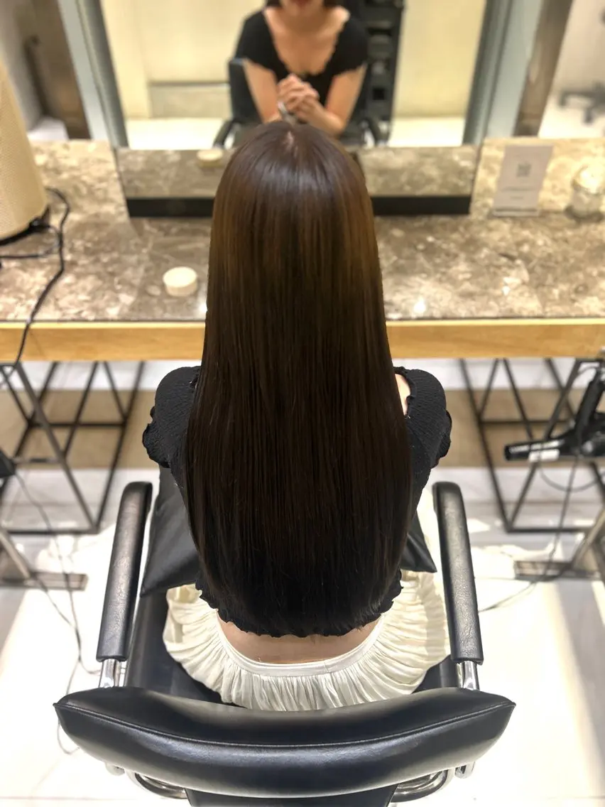 ロング カラー さ きのヘアスタイル