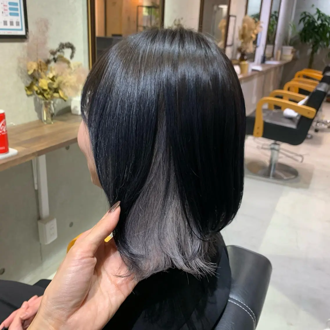 ミディアム カラー 櫻井 なんなのヘアスタイル