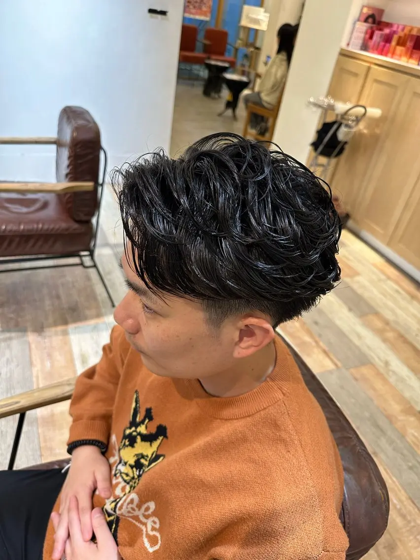 メンズ カット パーマ 似合わせカット/ メンズ特化　/遥冬のヘアスタイル