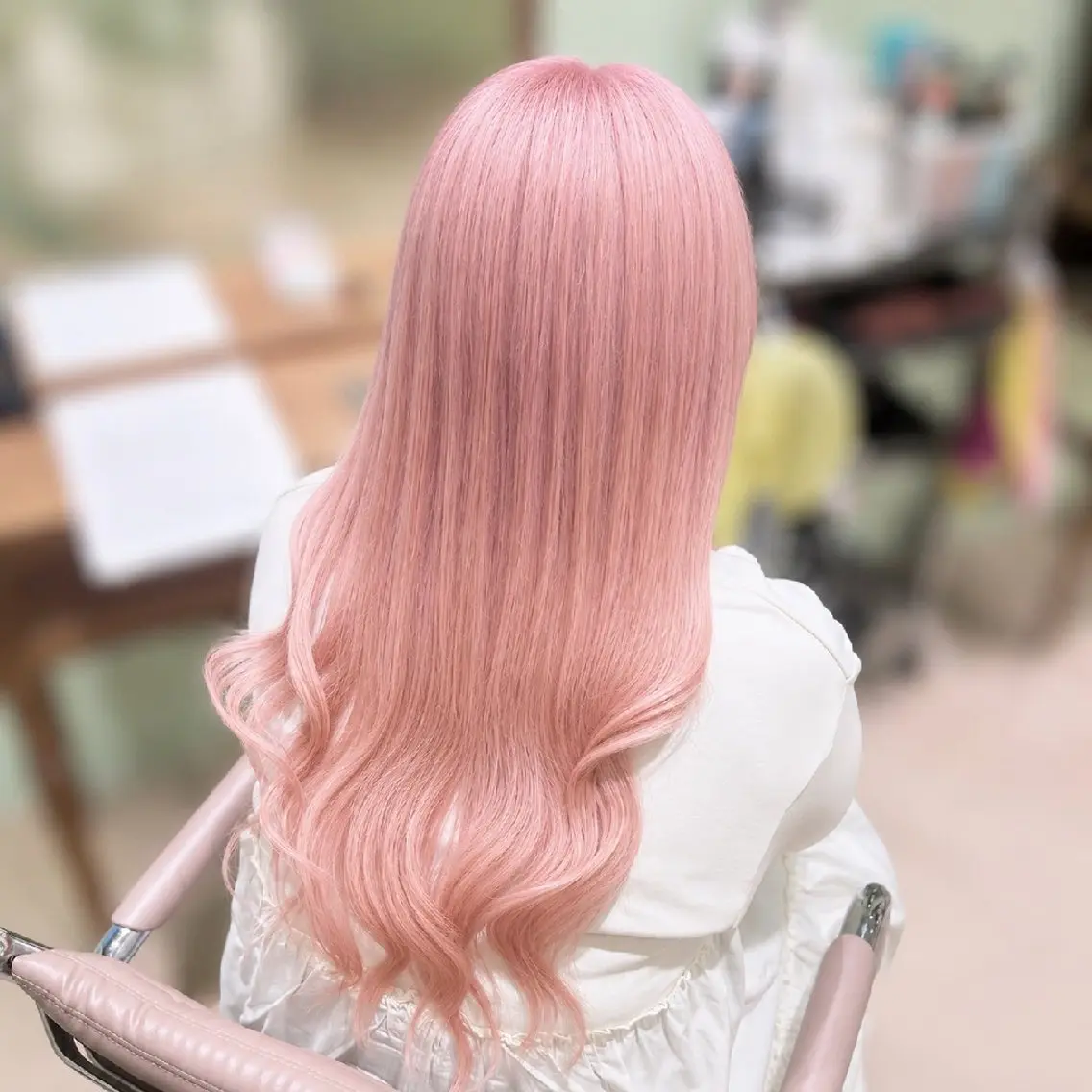 【ケアブリーチ🍀】ブリーチ+カラー+長さだし60本の写真