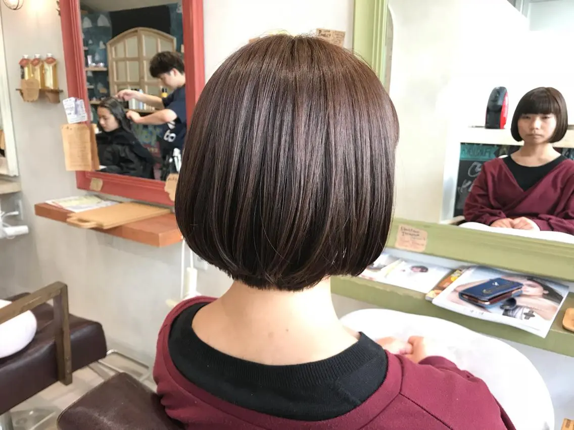 ショート カラー ショートボブ ボブ ショートヘア メンズ指名多数!! 田島史也のヘアスタイル